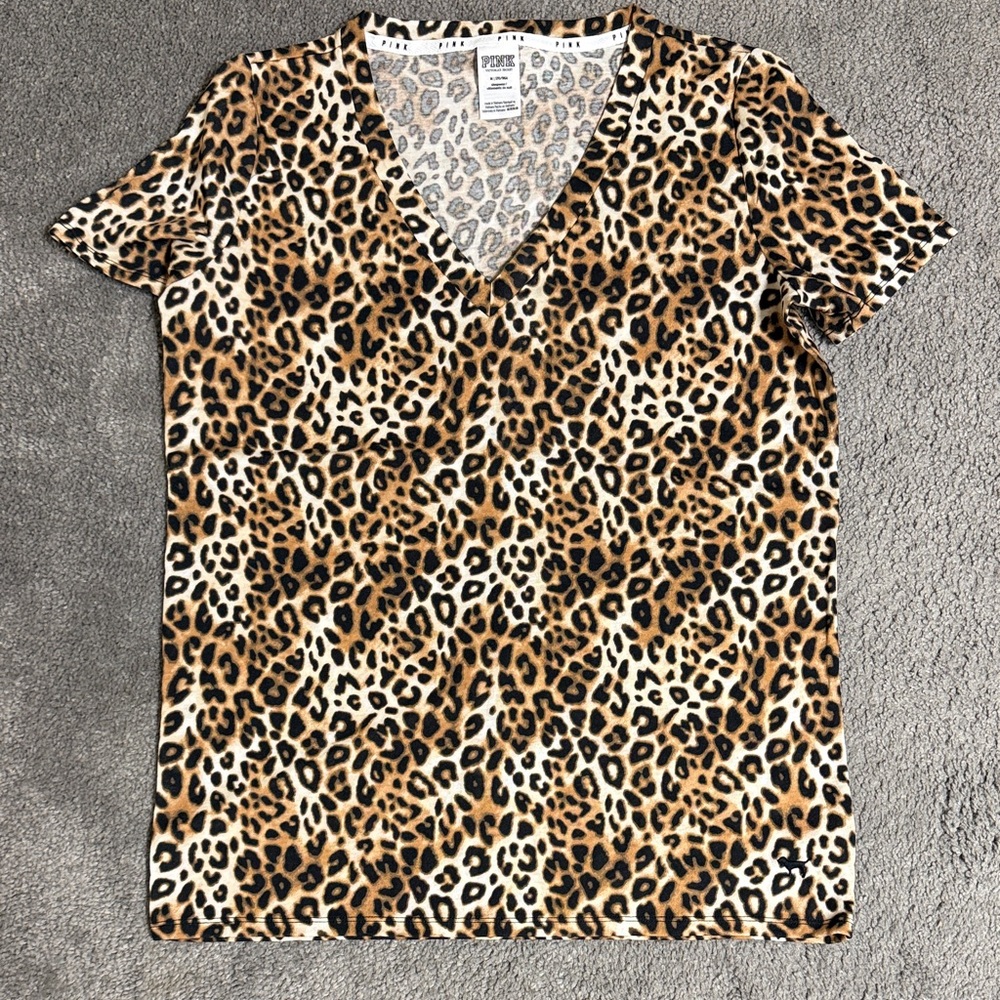 PINK Victoria's Secret Leopard Print Sleepwear
